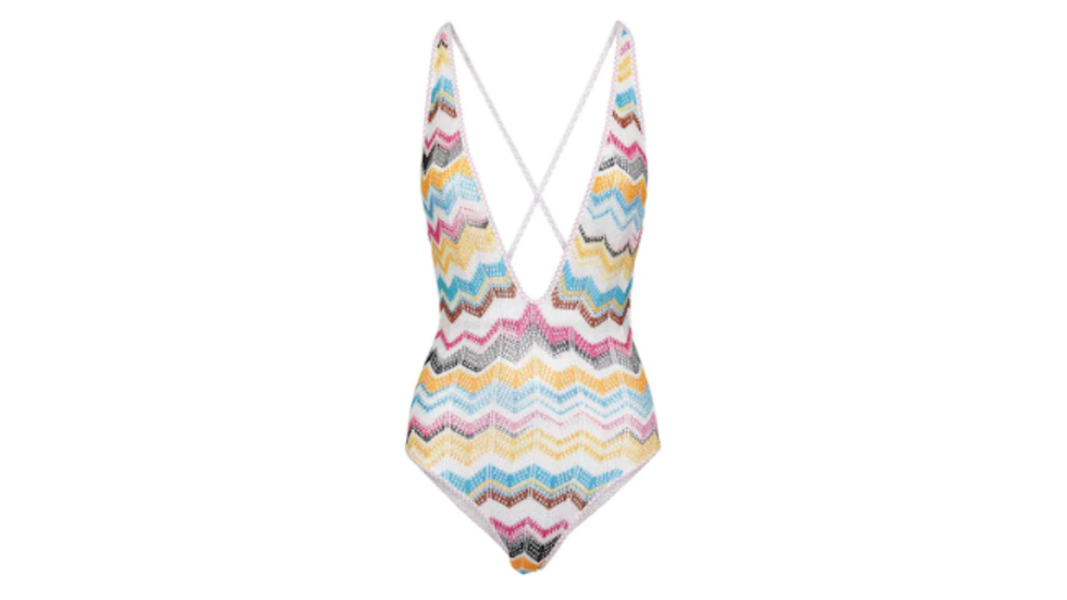 Costume da spiaggia a righe Missoni 