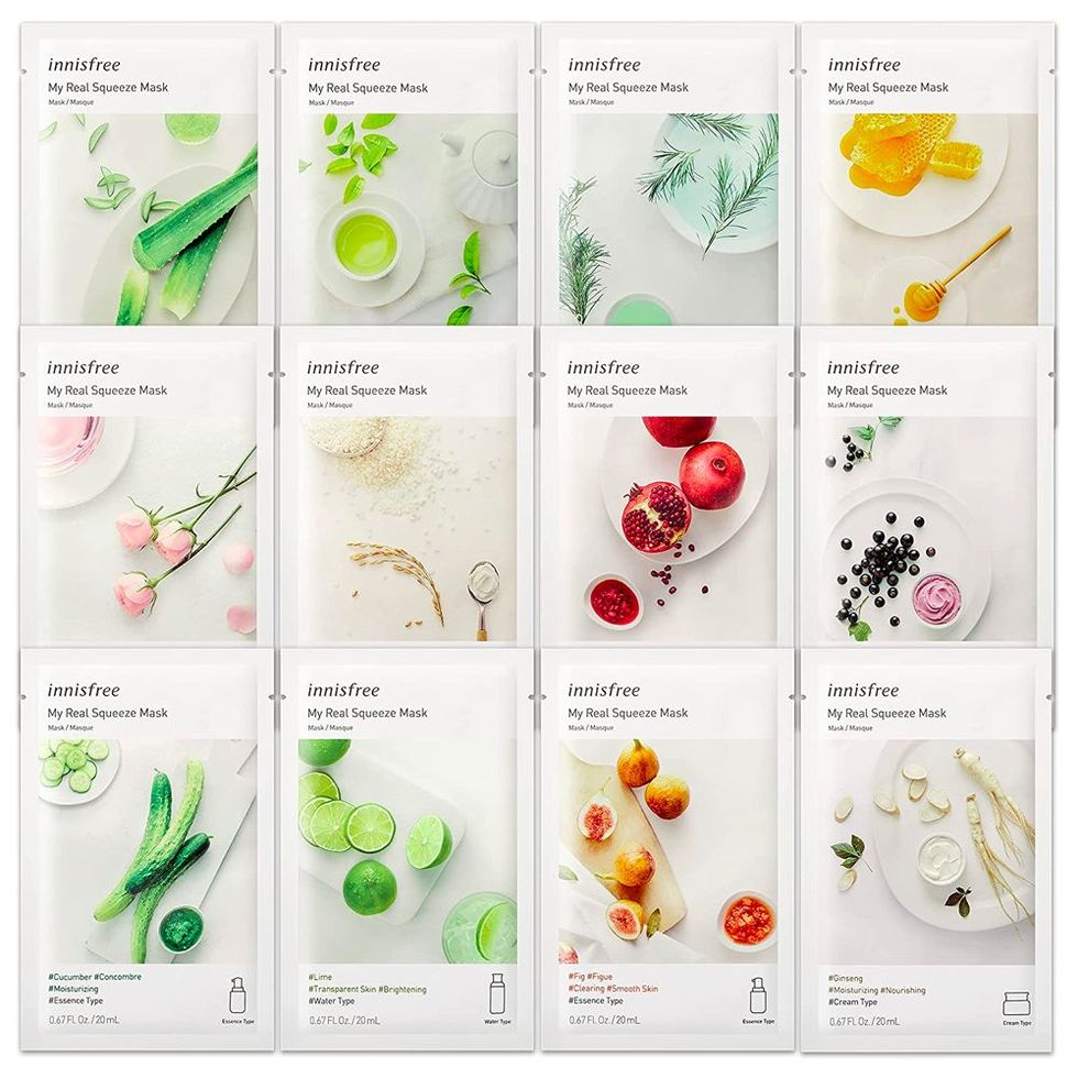 My Real Squeeze Mask Face Sheet Masks (12-Pack)