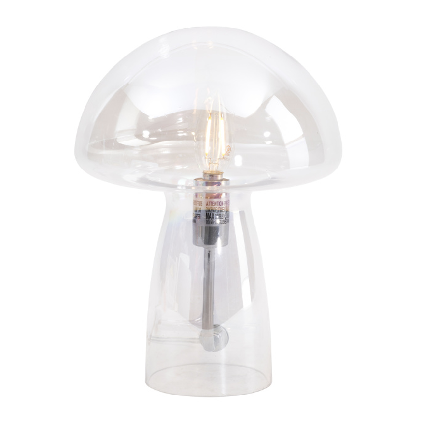 T Luster Glass Mushroom Lamp