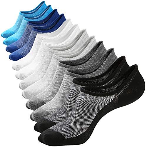 No Show Low Cut Ankle Mens Short Socks Casual Cotton Socks(5/10-Pack)