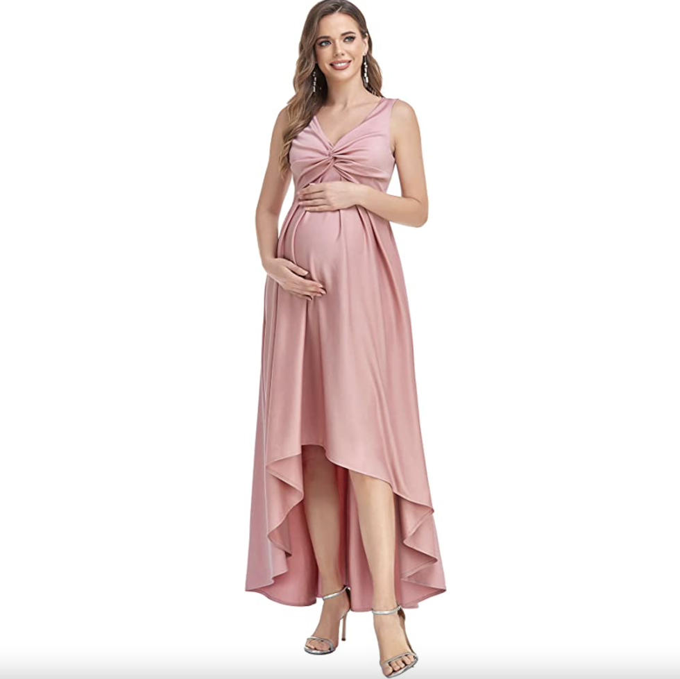 A-Line Sleeveless Maternity Dress