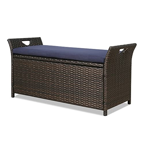 Ulax Furniture Outdoor Storage Bench