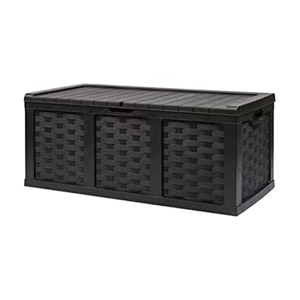 Starplast Plastic Weave Sit-On Storage Box