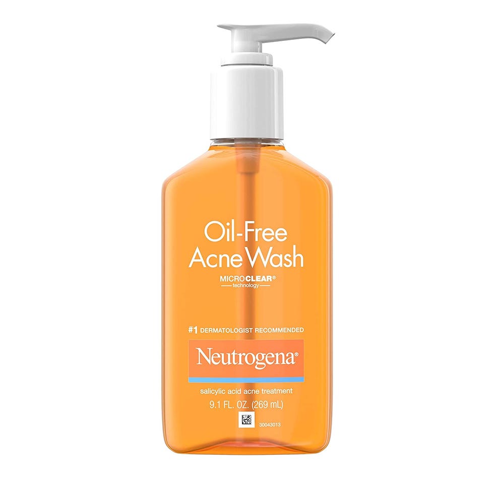 Oil-Free Acne Fighting Face Wash, Daily Cleanser with Salicylic Acid 