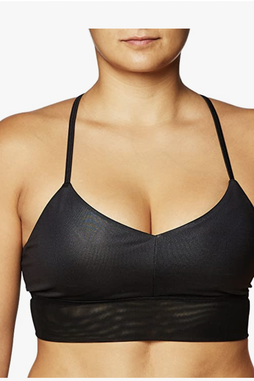 Lemedy Women's Size XL Black Padded Sports Bra & Yoga Tank Top