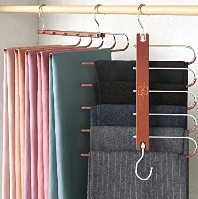 Space-Saving Pants Hangers 2 Pack Space-Saving Pants Hangers 2 Pack