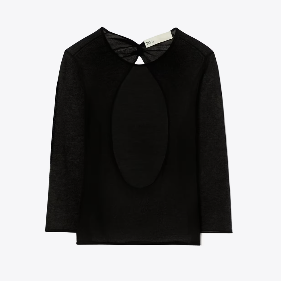 Pullover mit offenem Rücken Pullover mit offenem Rücken