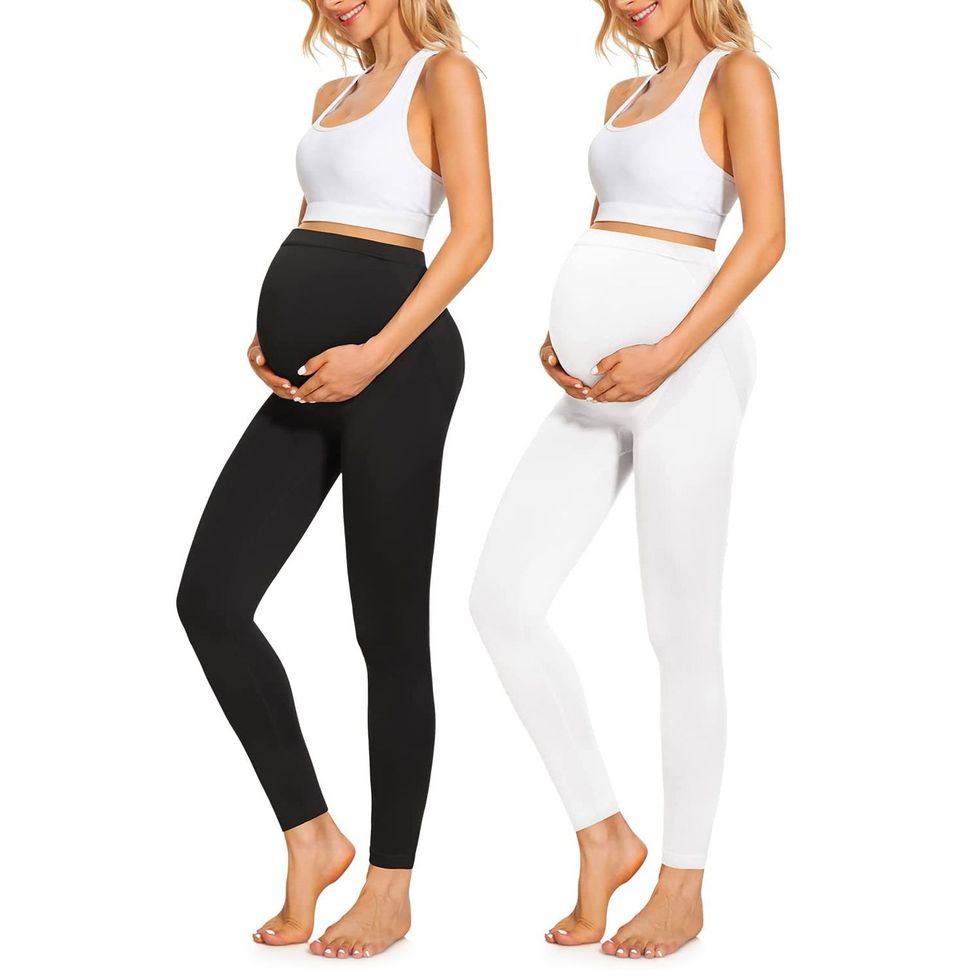 Alled Maternity Leggings Over The Belly, Buttery Soft Maternity