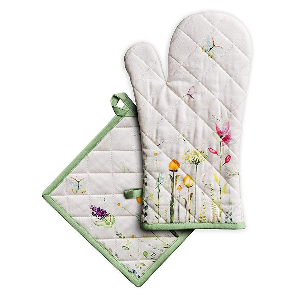 Botanical Oven Mitt Set