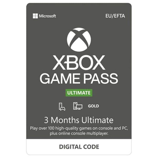 Suscripción de 3 meses a Xbox Game Pass Ultimate