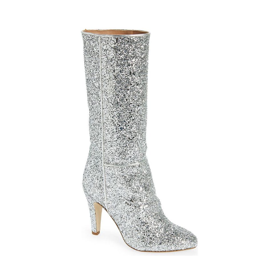 Glänzender schwarzer Stiefel Glänzender schwarzer Stiefel