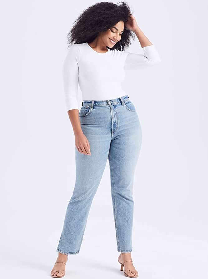Curve Love Ultra-High-Rise '90s Straight Jean