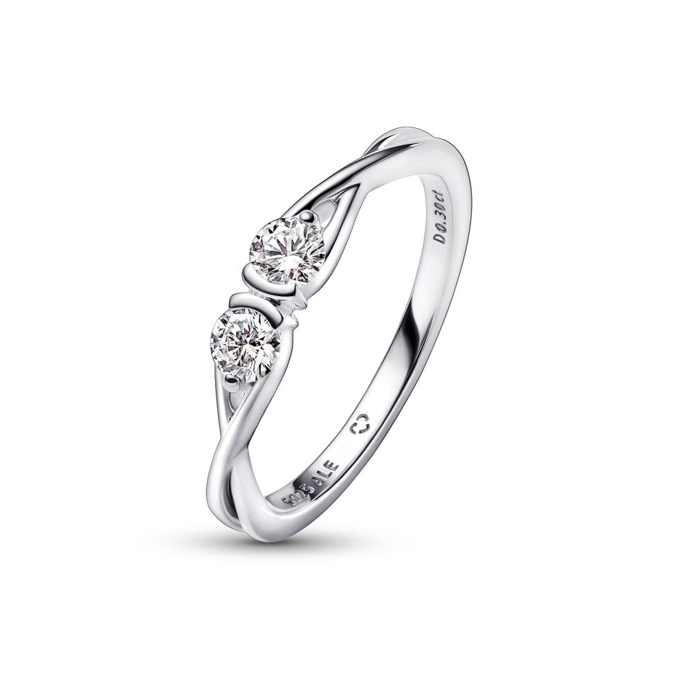 Brilliance Double Facing Lab-created 0.30 ct tw Diamond Ring