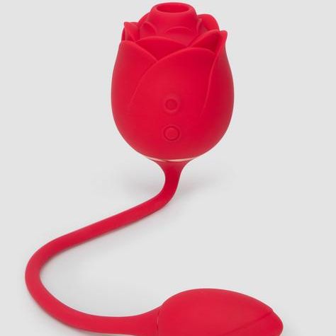 Rose 2-in-1 Clitoral Suction Egg Vibrator