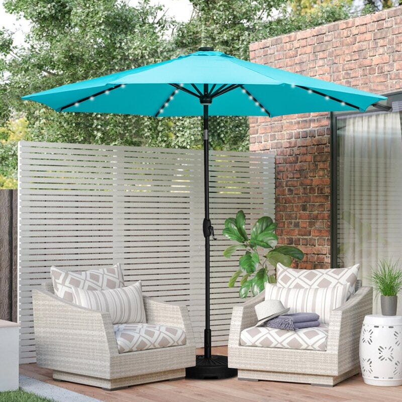 Octagonal Lighted Umbrella