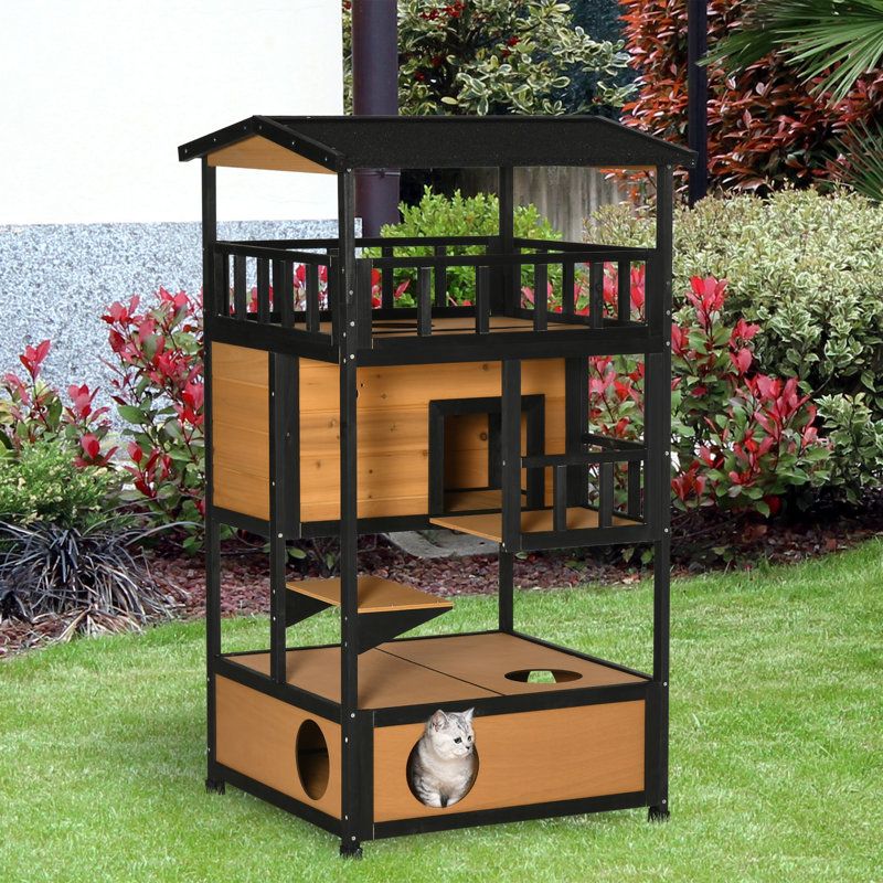 Outdoor hotsell cat condos