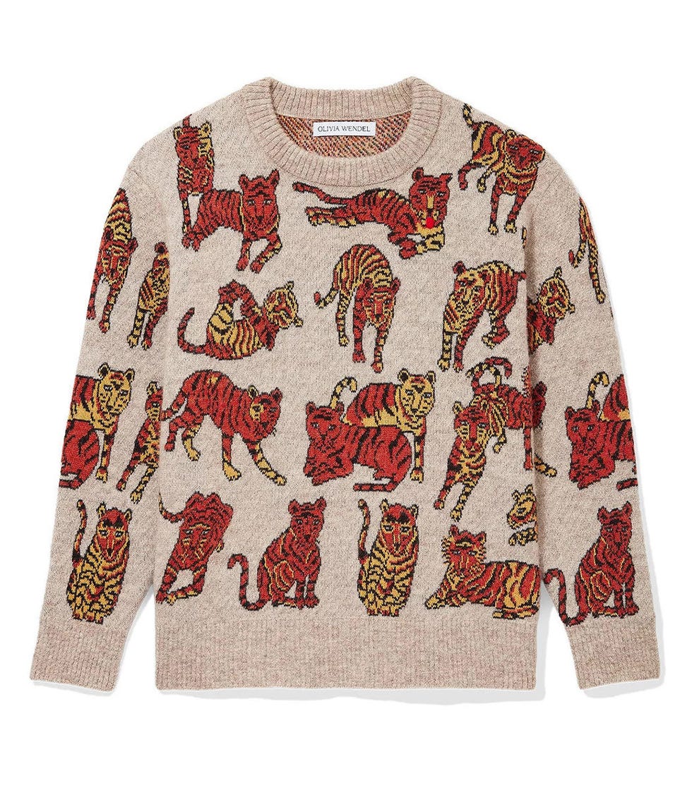 Playful Tiger Sweater