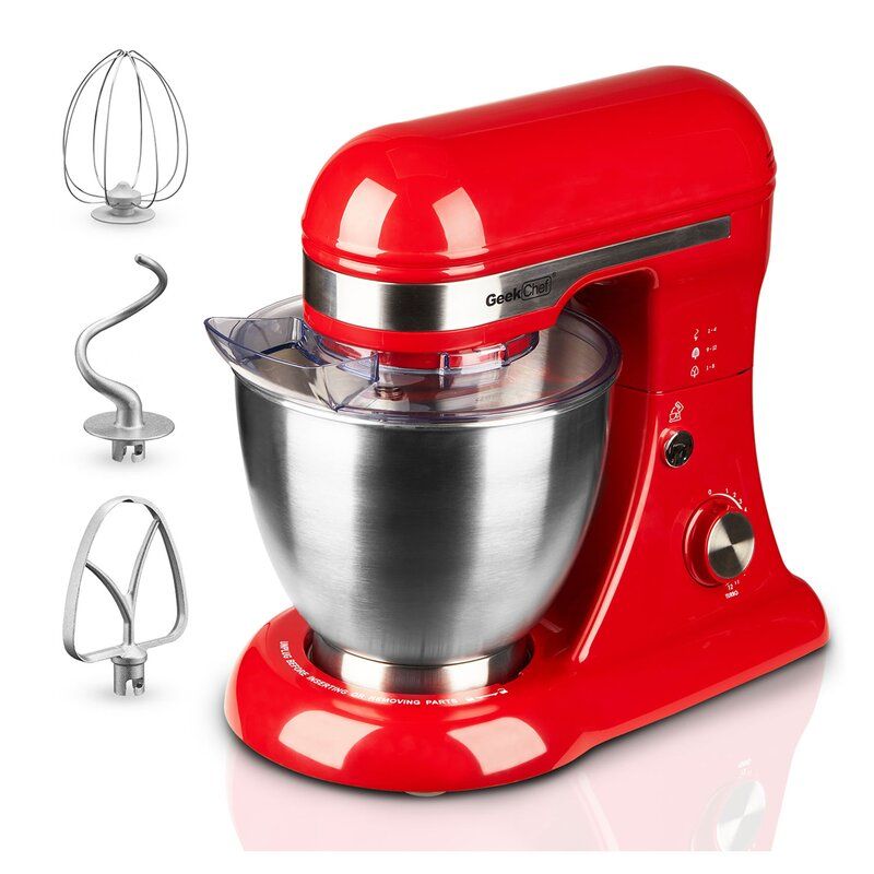 Stainless Steel 12 Speed 4.8-quart Stand Mixer