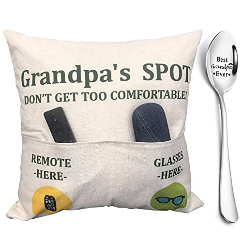 Grandpa’s Spot Throw Pillow Cover