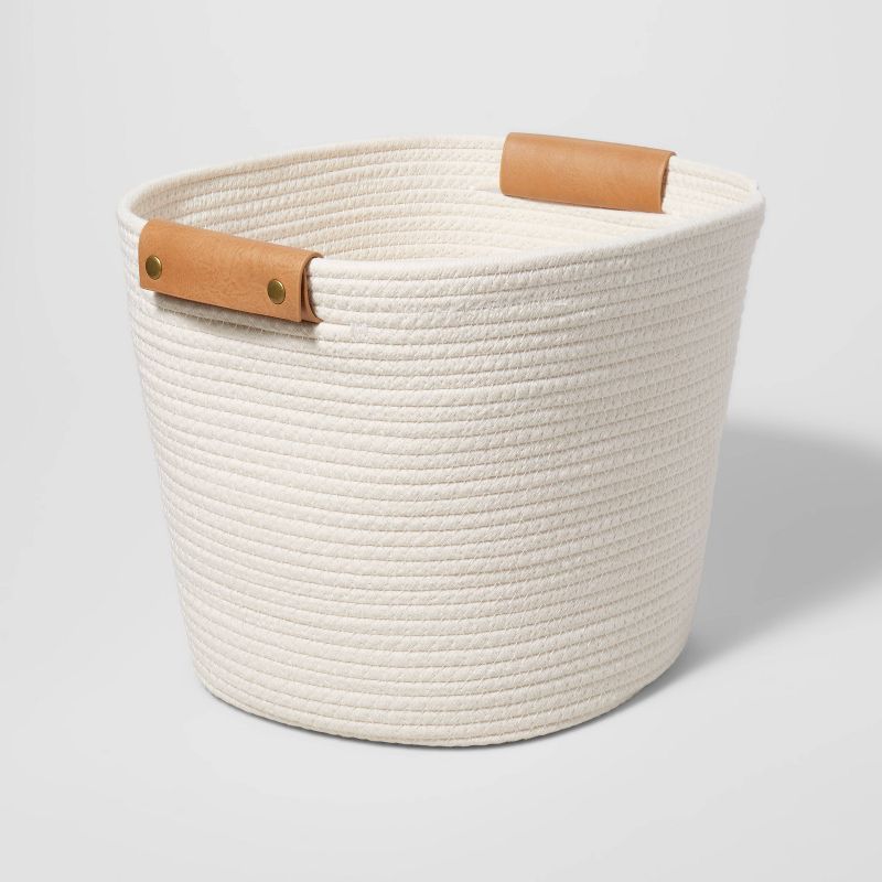 Decorative Coiled Rope Basket
