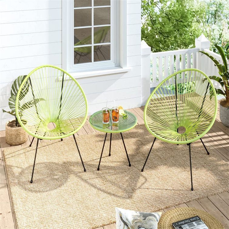 2 chair and discount table set garden