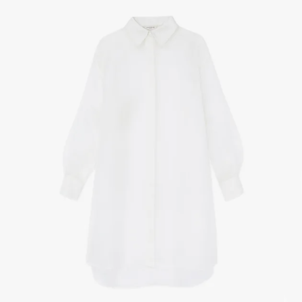 Bluse aus Seidenorganza in Übergröße Bluse aus Seidenorganza in Übergröße
