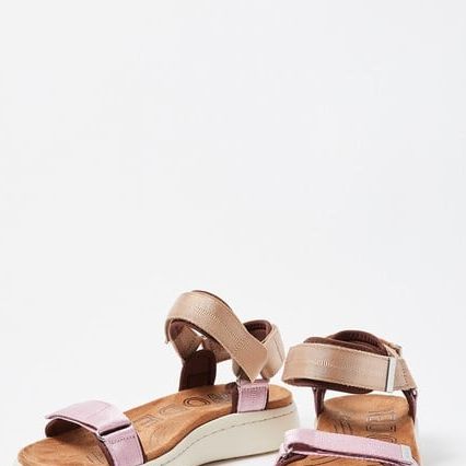 Brown Genuine Leather Sandals for Women, Ladies Womens Shoes, Summer Sandals,  Flip-flops, Flats, Slides, Thongs, Comfort Walking, CRISSCROSS -   Denmark