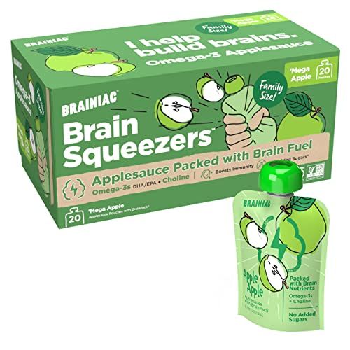 Brain Squeezers Applesauce Pouches