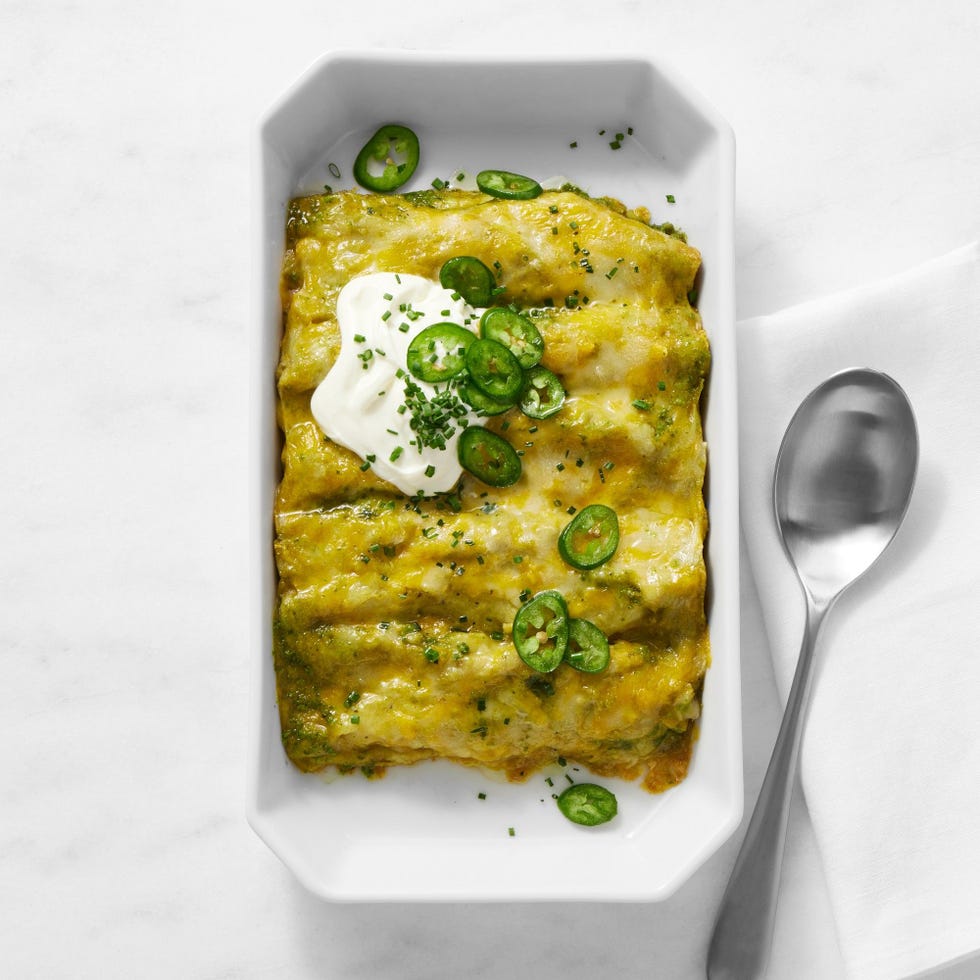 Corn Spinach Enchilada