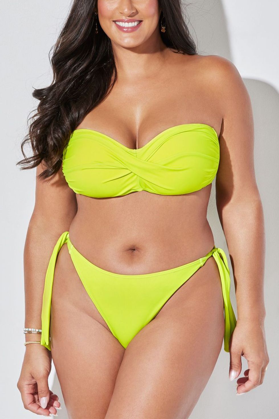 neon plus size swimsuit  Plus size swimsuits, Plus size fashion, Big women