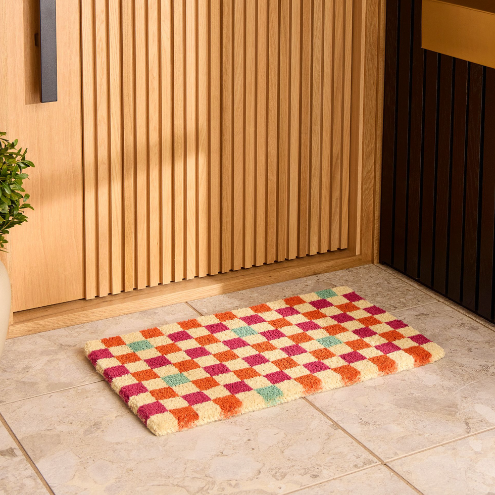 Checkerboard Door Mat