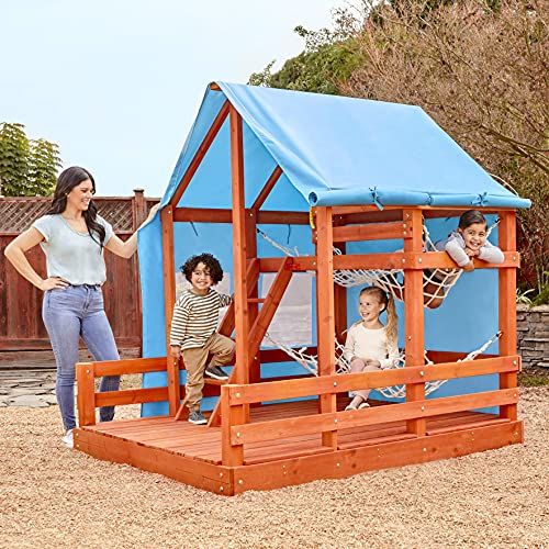 Little Tikes Real Wood Adventures Outdoor Glamping House