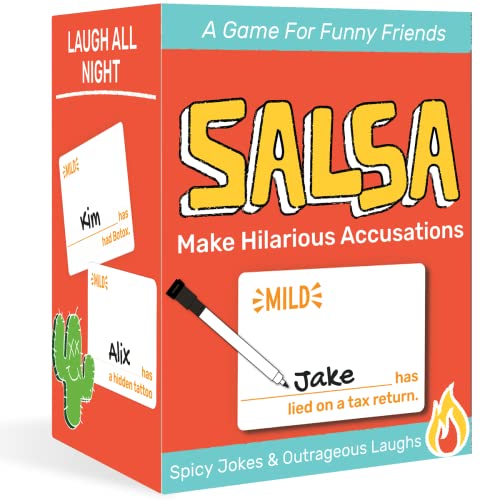 Salsa: The Adult Party Game of Hilarious Accusations Salsa: The Adult Party Game of Hilarious Accusations