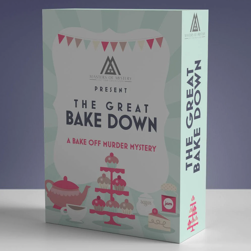 Bake Off Themed Murder Mystery Game Kit Bake Off Themed Murder Mystery Game Kit