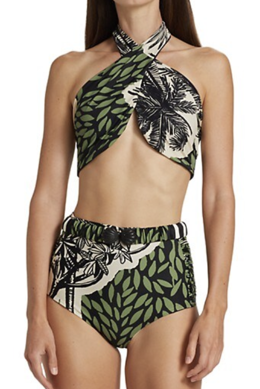 Gathered Side High Waist Bikini Bottom – Xandra Swimwear