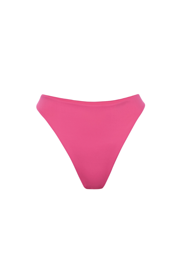 Roze High-Waisted Bikini Bottoms