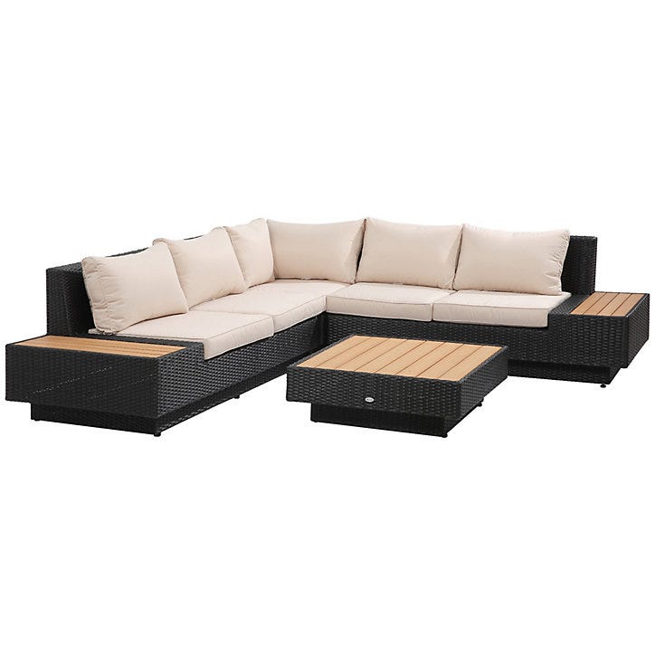 Outsunny Rattan Sofa Set Garden Furniture Set