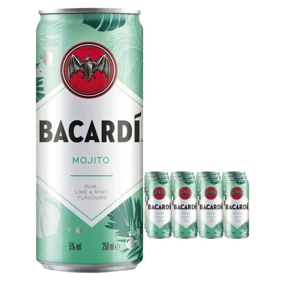Bacardi Mojito Premixed Cocktail Can 12 x 250ml