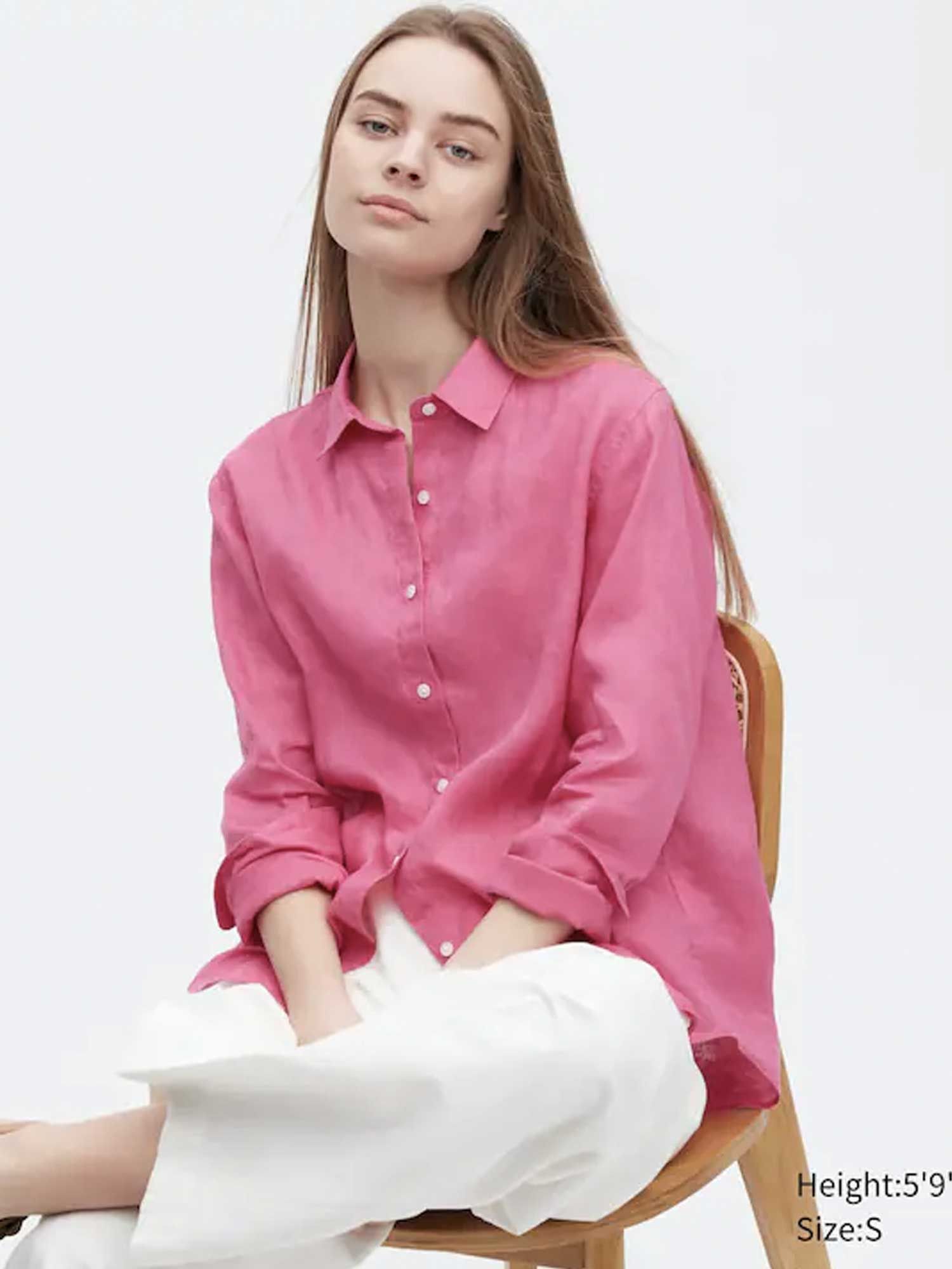 Uniqlo linen clearance button down