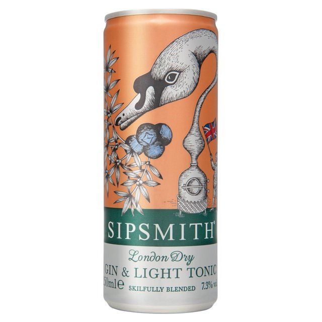 Sipsmith Ready to Drink Gin and Tonic Light 