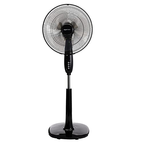Oscillating Dual Blade Standing Pedestal Fan with Remote