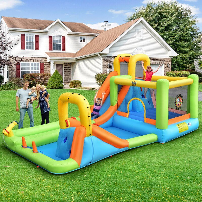 Bounce House with Water Slide