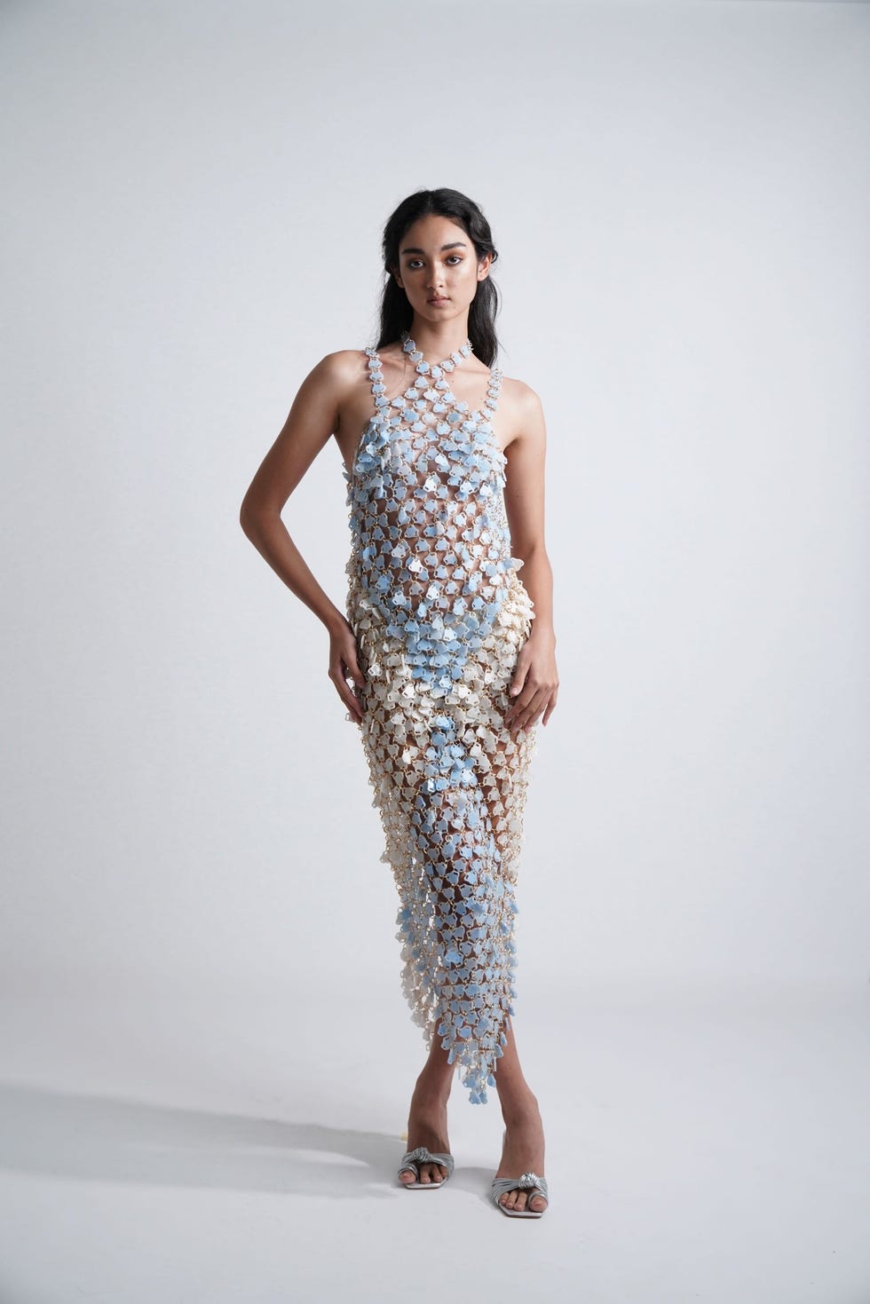 Infinitude Dress Blue & White