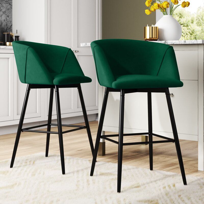 Comfortable kitchen deals stools with backs