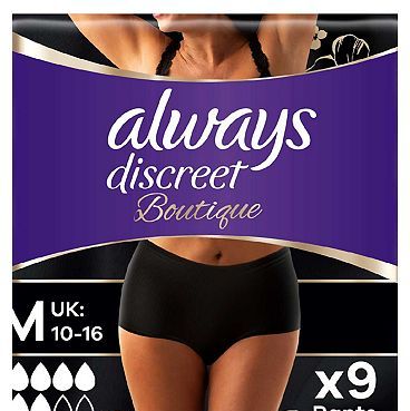 Discreet Boutique Underwear Incontinence Pants (pack of 9)