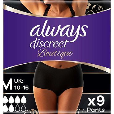 Discreet Boutique Underwear Incontinence Pants (pack of 9)