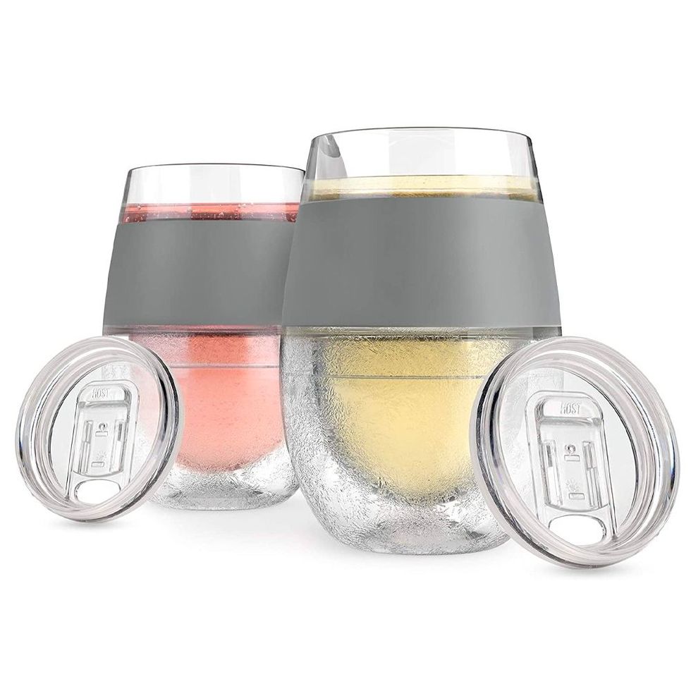 Cooling Wine Cup with Lid (Set of 2)