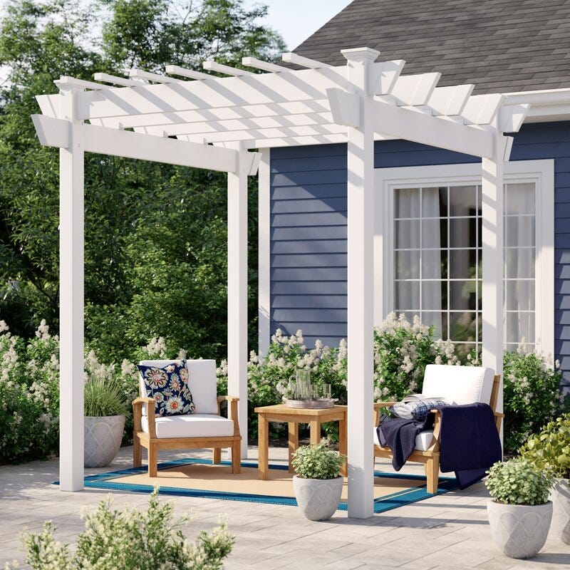 Kingston Vinyl Pergola