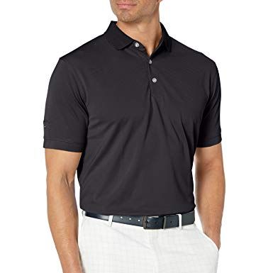 Short Sleeve Solid Ottoman Golf Polo Shirt