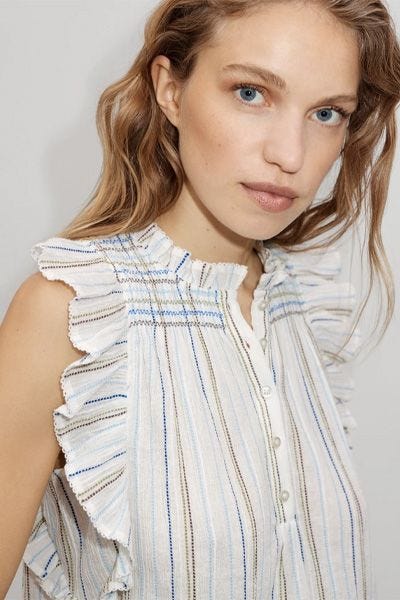 Summer Stripe Swing Blouse Summer Stripe Swing Blouse